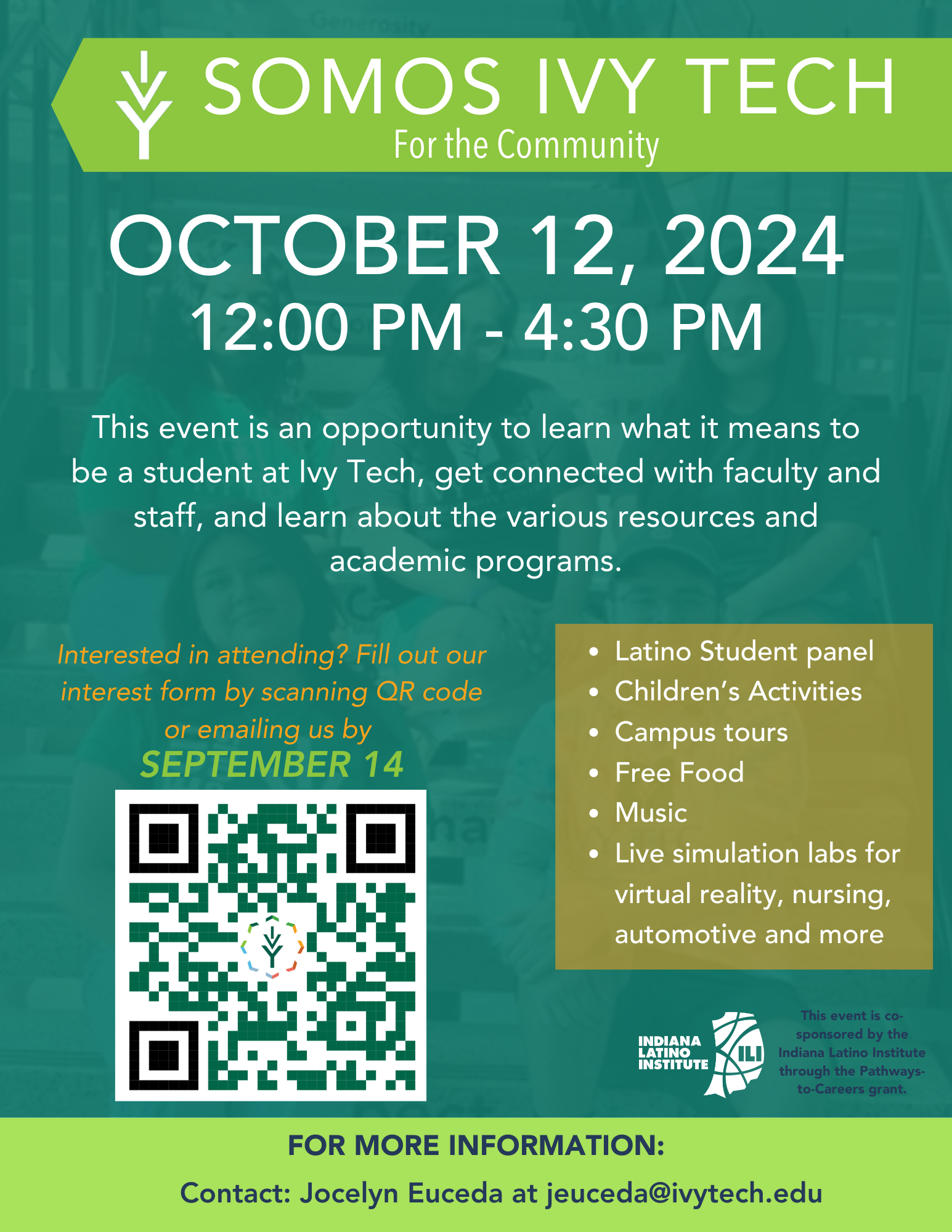 Somos Ivy Tech-Resource Fair Flyer English
