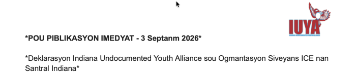 Press Release Header Creole